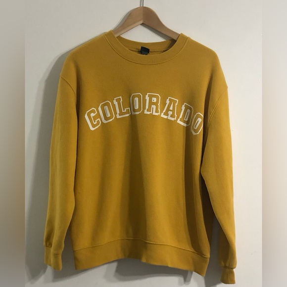 Wild Fable Sweatshirt Colorado graphic crewneck orange. S - Picture 1 of 3
